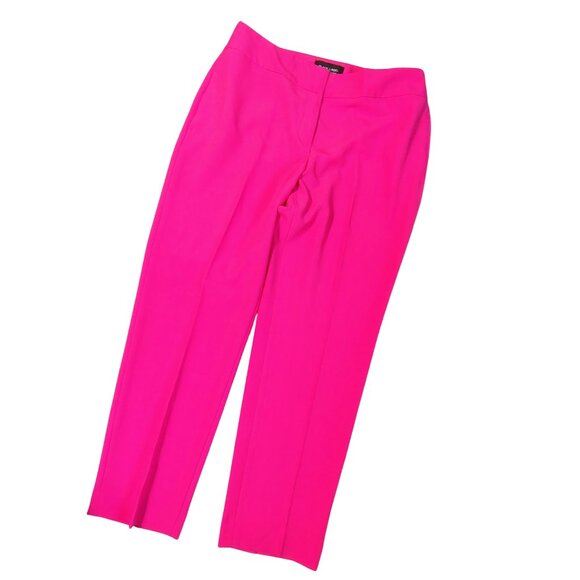 Black Label by Evan-Picone Pink Perfection Straight-Leg Crepe Pants Size 12 NWT - Picture 6 of 11